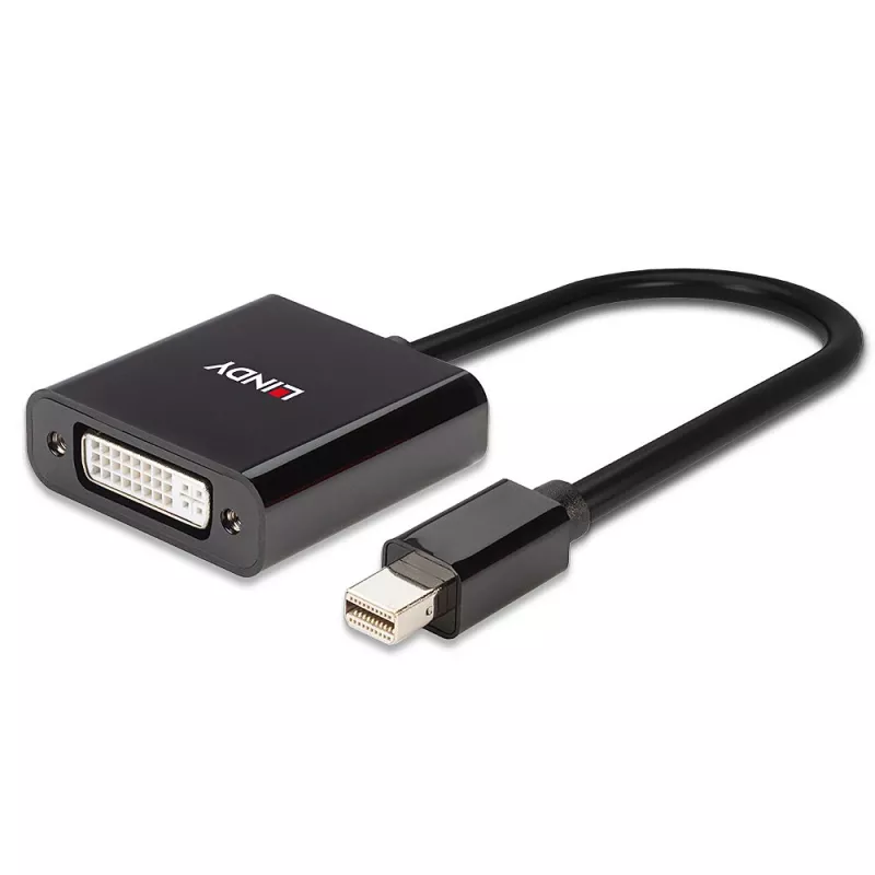 Convertitore attivo Lindy Mini DisplayPort a DVI 0,16 m nero