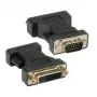 Adattatore Techly DVI a VGA analogico F/M IADAP DVI-9100, VGA, DVI-I, nero