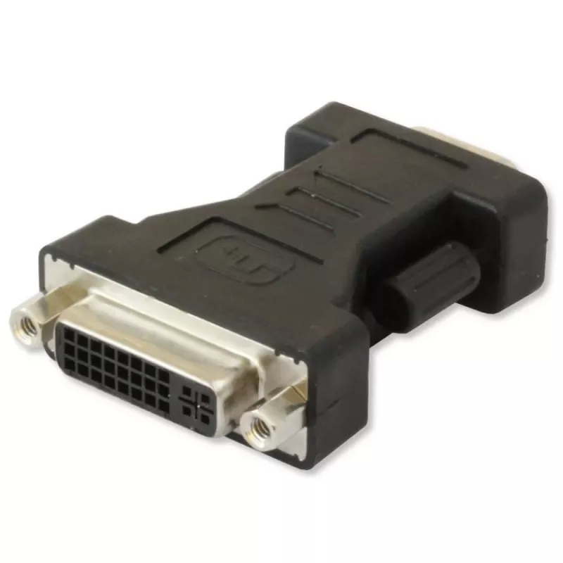 Adattatore Techly DVI a VGA analogico F/M IADAP DVI-9100, VGA, DVI-I, nero