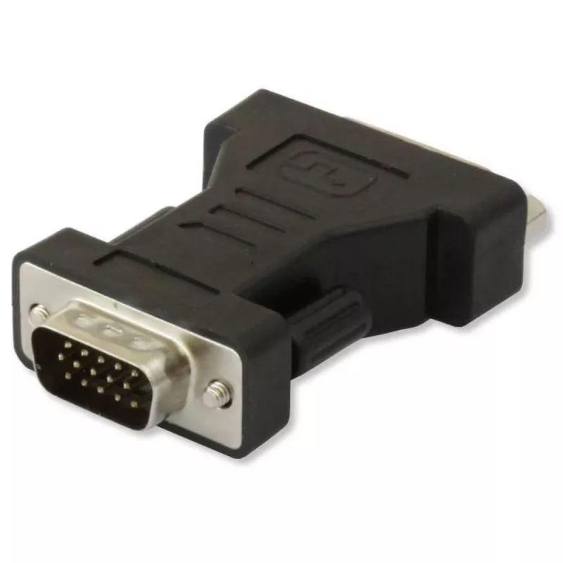 Adattatore Techly DVI a VGA analogico F/M IADAP DVI-9100, VGA, DVI-I, nero