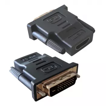 Adattatore cavo DVI-D nero Techly IADAP-DVI-HDMI-F