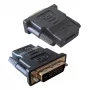 Adattatore cavo DVI-D nero Techly IADAP-DVI-HDMI-F