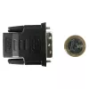 Adattatore cavo DVI-D nero Techly IADAP-DVI-HDMI-F