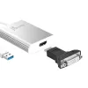 Adattatore display j5create JUA354 USB 3.0 a 4K HDMI argento