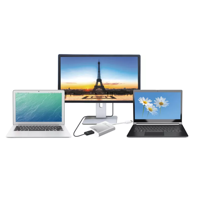 Adattatore display j5create JUA354 USB 3.0 a 4K HDMI argento
