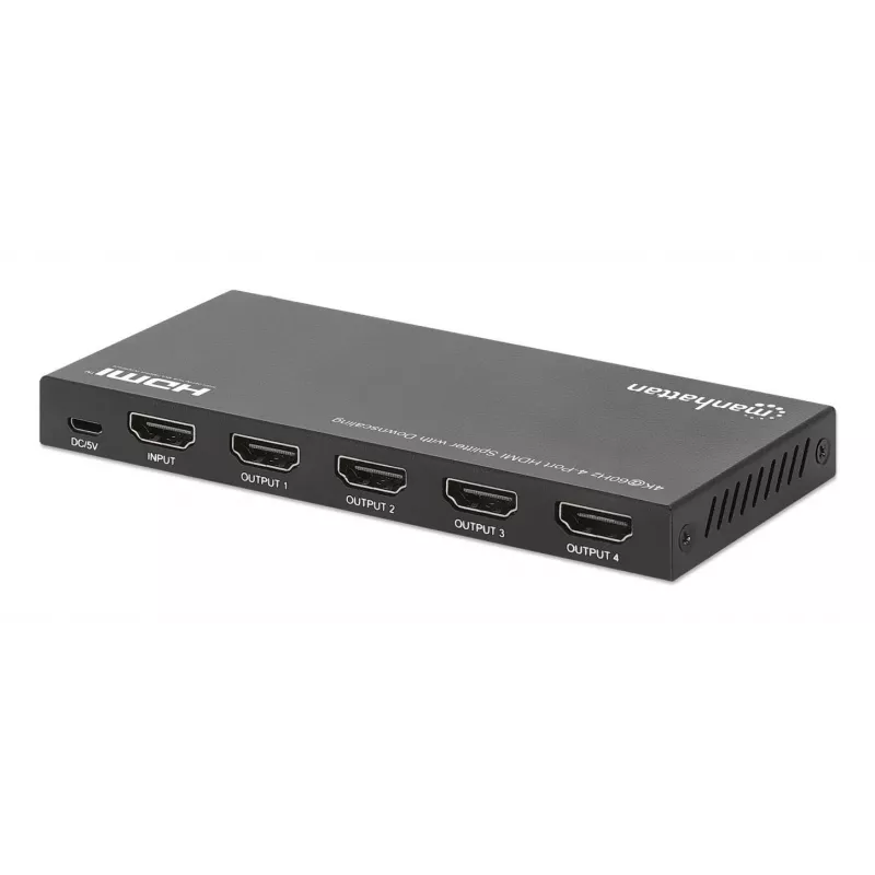 Splitter HDMI Manhattan 4 porte 4K@60Hz con downscaling
