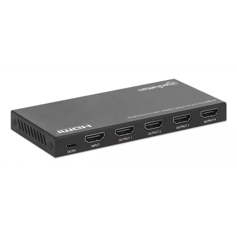 Splitter HDMI Manhattan 4 porte 4K@60Hz con downscaling