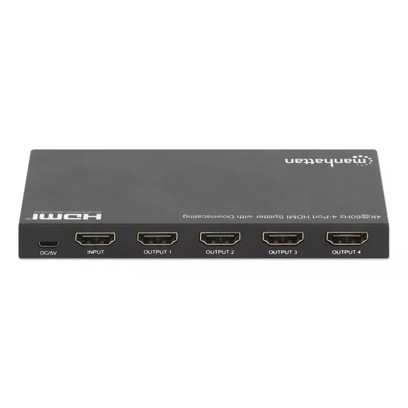 Splitter HDMI Manhattan 4 porte 4K@60Hz con downscaling