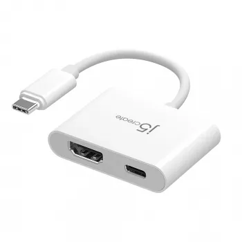 j5create JCA152 adattatore USB-C® a HDMI™ 4K con Power Delivery, nero