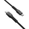 Cavo di alimentazione USB-C a USB-C EATON Urban Armor Gear Kevlar Core 1,5 m, USB 2.0, nero/grigio