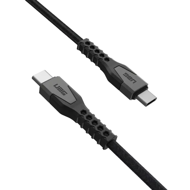 Cavo di alimentazione USB-C a USB-C EATON Urban Armor Gear Kevlar Core 1,5 m, USB 2.0, nero/grigio