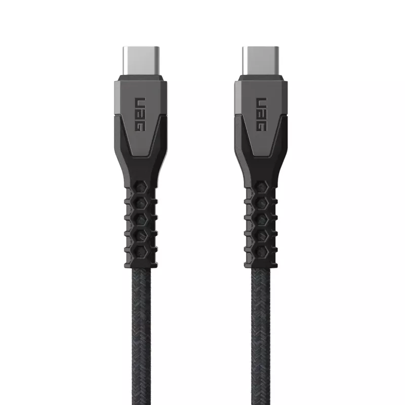 Cavo di alimentazione USB-C a USB-C EATON Urban Armor Gear Kevlar Core 1,5 m, USB 2.0, nero/grigio
