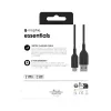 Mophie Essentials cavo di ricarica | cavo USB 1 m USB 2.0 USB A a USB C nero