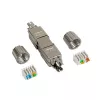 Connettore per filo LogiLink MP0057 Cat.6A Cat.7 Cat.7A metallico