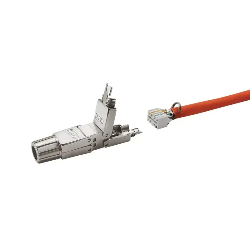 Connettore per filo LogiLink MP0057 Cat.6A Cat.7 Cat.7A metallico