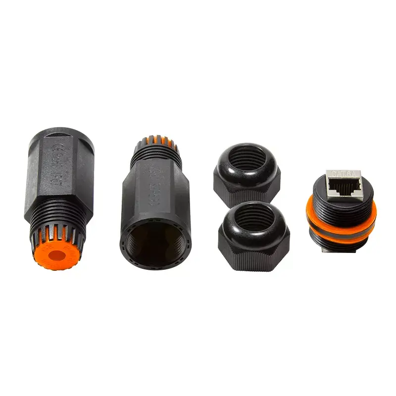 Connettore per cavi LogiLink NP0081 2x RJ45 nero