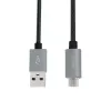Cavo USB LogiLink CU0132 1m USB A Micro-USB A grigio