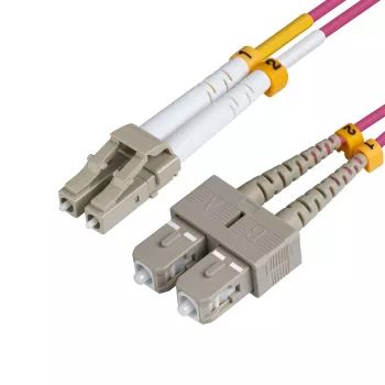 Cavo in fibra ottica/InfiniBand Microconnect FIB422007P 7 m LC SC viola