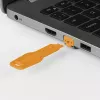 Chiave di sicurezza meccanica per blocchi porte di rete Lindy RJ45 Port Lock Key arancione modello 47896