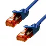 Cavo Ethernet ProXtend CAT6 RJ-45 U/UTP 5 m blu