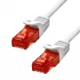 Cavo Ethernet ProXtend CAT6 RJ-45 U/UTP 7 m bianco