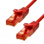 Cavo Ethernet ProXtend CAT6 RJ-45 3M rosso