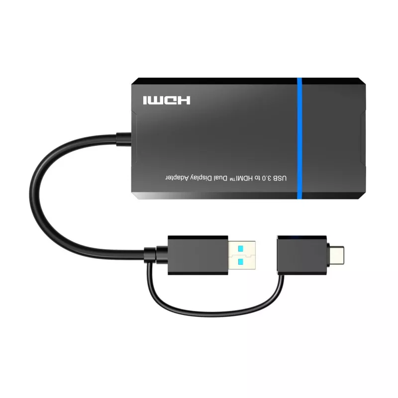 Microconnect Adattatore USB 3.1 Type-C a HDMI MC-USB3.1CHDMIX2-2IN1