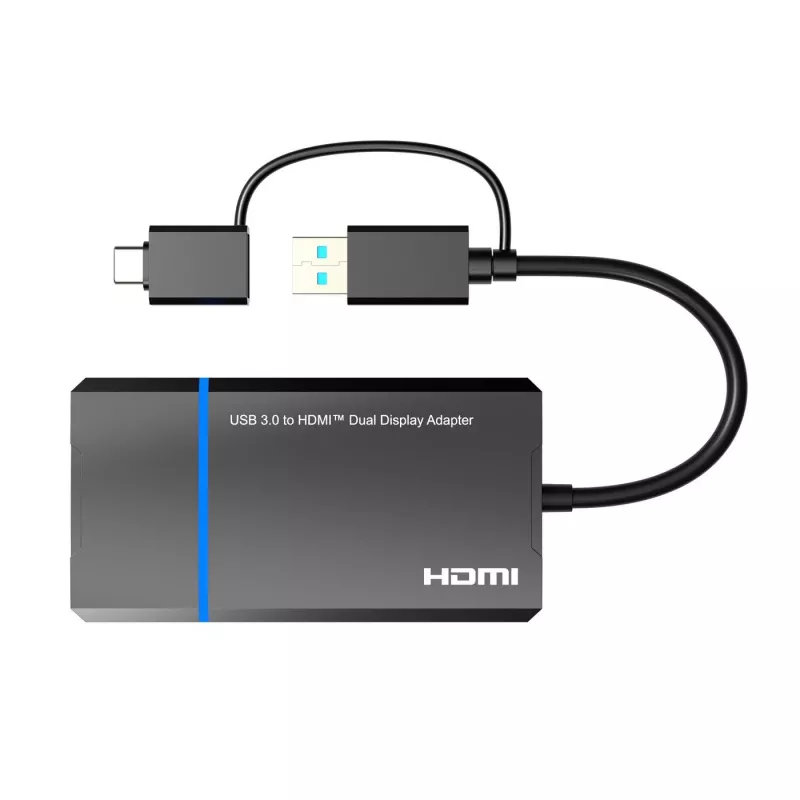 Microconnect Adattatore USB 3.1 Type-C a HDMI MC-USB3.1CHDMIX2-2IN1