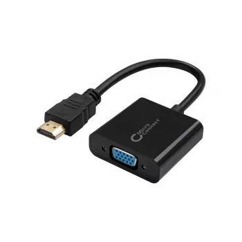 Microconnect HDMVGA1B Adattatore cavo video 0,15 m HDMI Type-A (standard) VGA (D-Sub) nero
