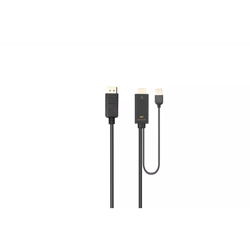 Microconnect HDMI-DP-CON3 Adattatore cavo video 3 m HDMI Type-A (standard) DisplayPort nero