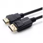 Microconnect MC-DP-HDMI-1000 Adattatore cavo video 10 m DisplayPort nero