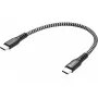 Cavo USB-C Sandberg Survivor 0,2 m 100 W nero bianco