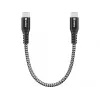 Cavo USB-C Sandberg Survivor 0,2 m 100 W nero bianco