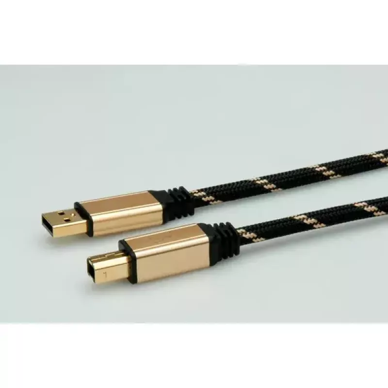 Cavo USB ROLINE GOLD A - B M/M 4,5 m