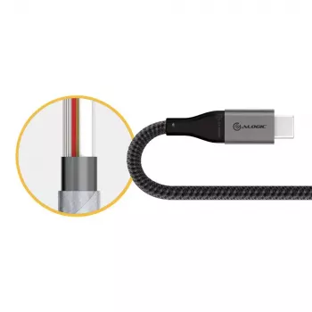 Cavo USB ALOGIC ULCA2030-SGR 0,3 m USB 2.0 grigio