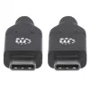 Cavo USB-C Manhattan USB2C5C2M 2 m connettore maschio a maschio