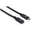 Prolunga USB-C Manhattan 50 cm connettore maschio a femmina