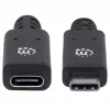 Prolunga USB-C Manhattan 50 cm connettore maschio a femmina