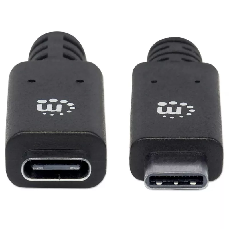 Prolunga USB-C Manhattan 50 cm connettore maschio a femmina
