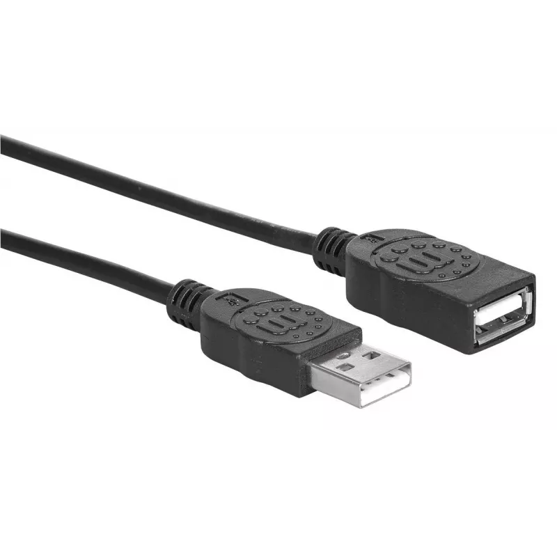 Prolunga USB-A su USB-A Manhattan USBEXTAA3BK