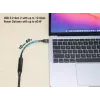Cavo USB-C Manhattan 5m attivo connettore maschio su connettore maschio 10 Gbit/s 3A nero