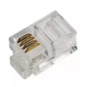 Connettore maschio RJ10 LogiLink MP0017 trasparente