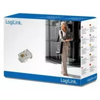 Connettore maschio RJ11 LogiLink MP0018 trasparente