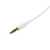 Cavo audio stereo slim 3,5 mm StarTech.com 1 m bianco – connettore maschio su maschio