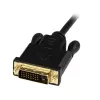 Cavo DisplayPort a DVI StarTech.com 6 ft (1,8 m) - video 1080p - cavo adattatore attivo DisplayPort a DVI - cavo DisplayPort a DVI-D Single Link - convertitore cavo DP 1.2 a monitor DVI