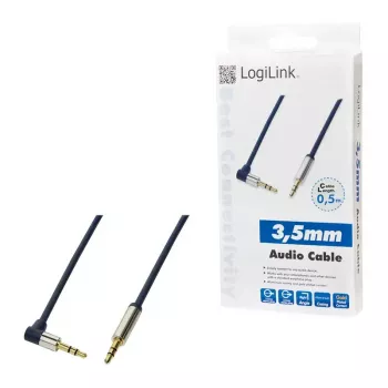 Cavo audio LogiLink 3,5 mm - 3,5 mm 0,5 m blu