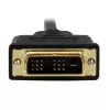 Cavo Micro-HDMI a DVI StarTech.com 1 m – cavo adattatore Micro-HDMI a DVI – cavo convertitore video da dispositivo Micro-HDMI Type-D a monitor/display/proiettore DVI-D Single Link – robusto