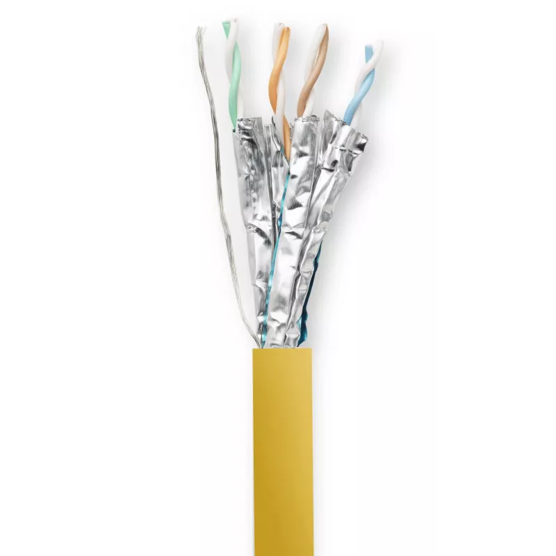 Cavo di rete Vivolink PROCAT40 giallo 40 m Cat6a F/FTP (FFTP)