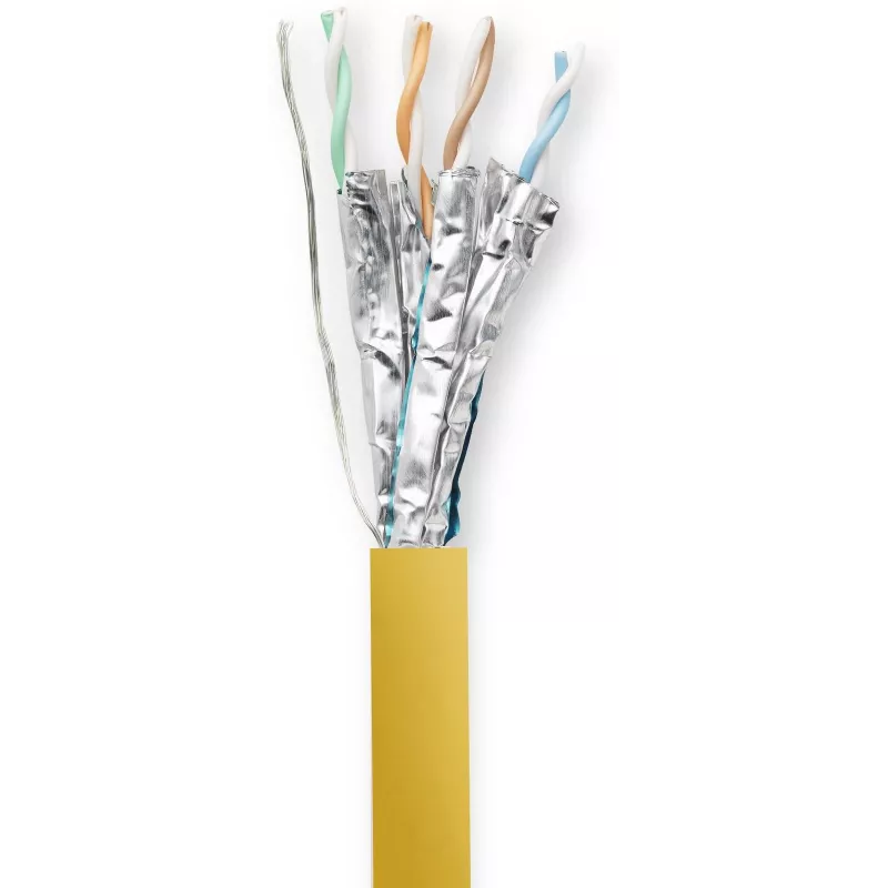 Cavo di rete Vivolink PROCAT40 giallo 40 m Cat6a F/FTP (FFTP)