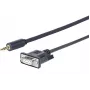 Cavo seriale Vivolink PROMJDSUB9-25 nero 25 m 3,5 mm D-Sub (DB-9)